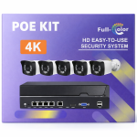 4 CAMERA SET OF 4 FULL KIT FULL COLOR