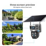 Outdoor Solar Dual Camera