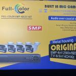 Full Color Set Camera 4 Channel 5MP +Audio