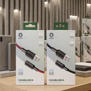 CABLE USB TO TYBE C-USB TO LIGHTNING-GREEN LION